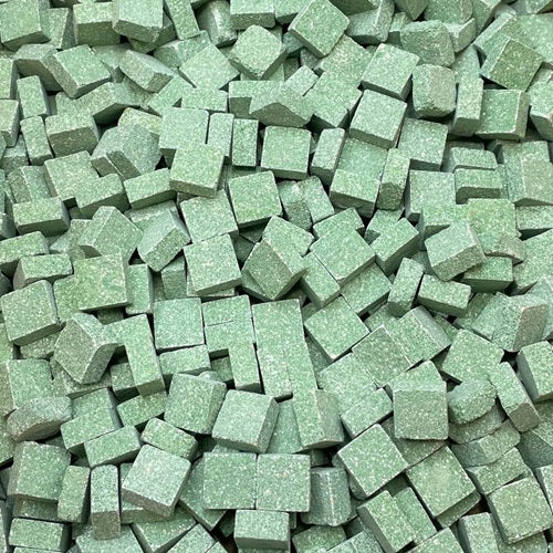 Mosaïque Antico Verde Malachite - Vert - découpe facile sans pince, avec ciseaux