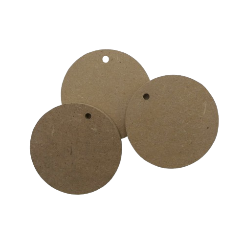 Boules en bois percées à suspendre pour la mosaïques en lot de 3 boules