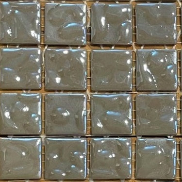 Pâte de verre décoratives fin de série pour la mosaïque : Nuance 4 des bosselés