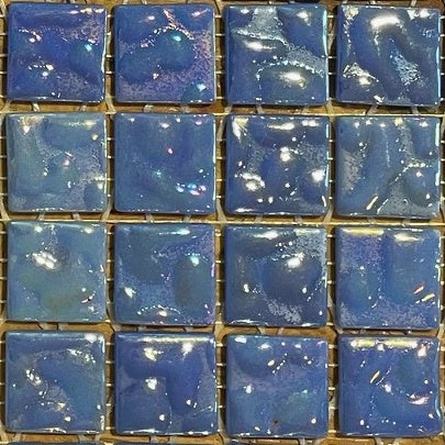 Pâte de verre décoratives fin de série pour la mosaïque : Nuance 2 des bosselés