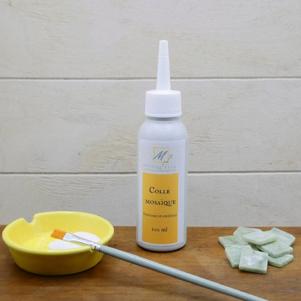 Colle mosaïque intérieur extérieur 100 ml pour la mosaïque - Mosaïqu'ella