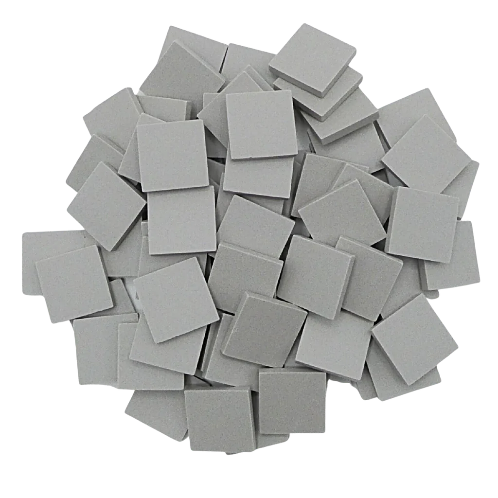 Grès cérame gris perle pour la mosaïque - Mosaïqu'ella