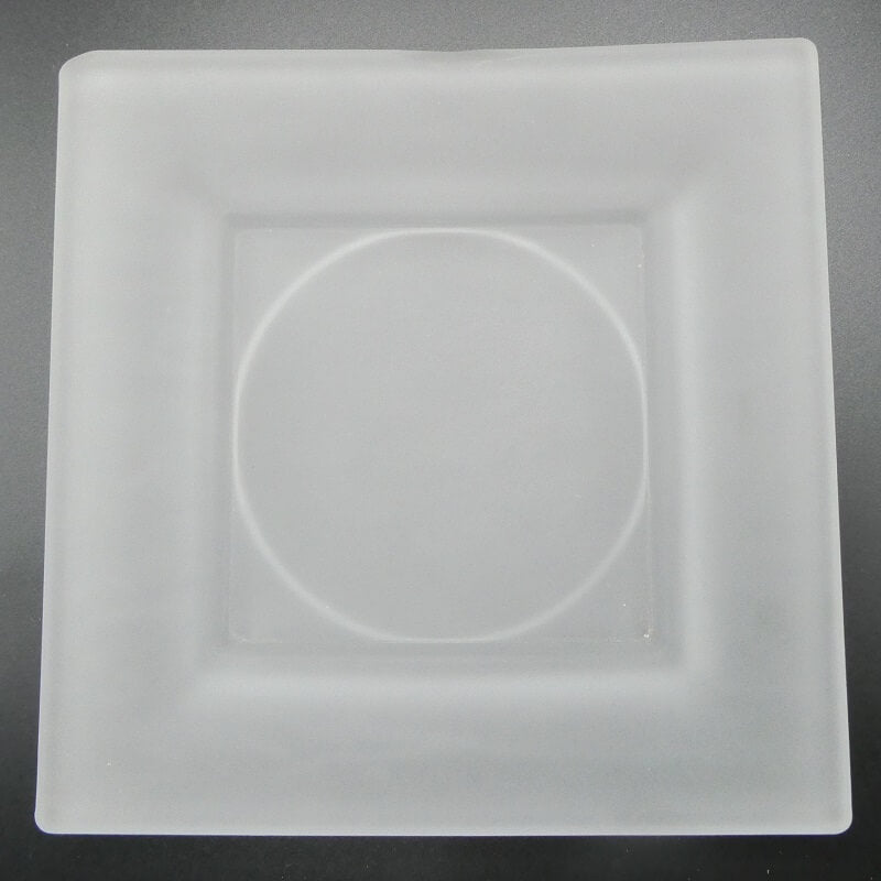 Assiette en verre -Support mosaïque