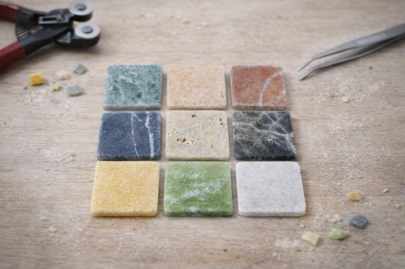 Carreaux de Marbre pour la mosaïque