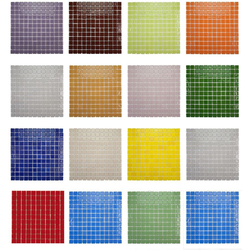 Pâtes de verre Espagnole unie