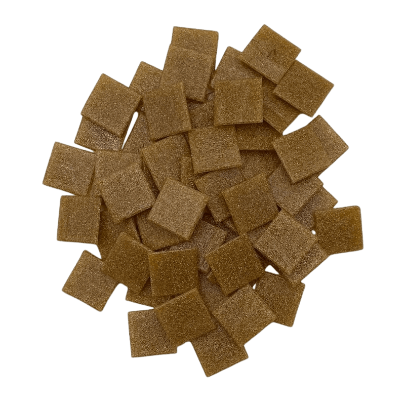 Pâtes de verre Murano Marron Caramel pour la mosaïque - Mosaïqu&