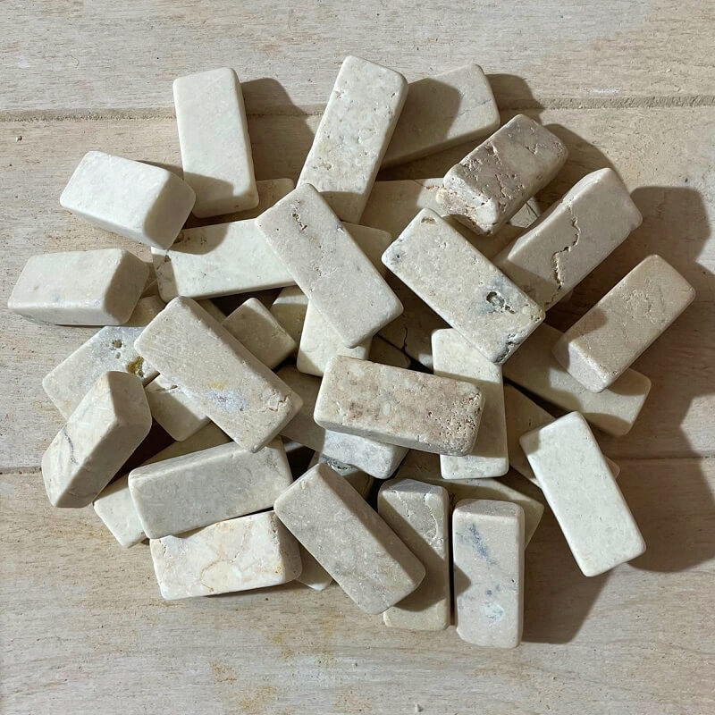 Rectangle de Marbre Blanc