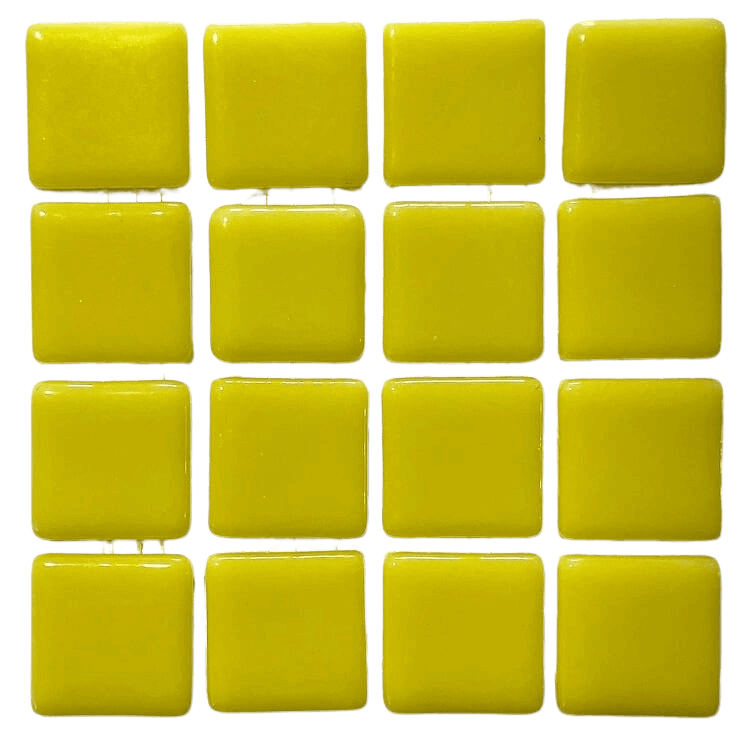 Pâte de verre espagnole unie Amarillo