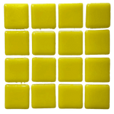 Pâte de verre espagnole unie Amarillo