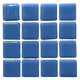 Pâte de verre espagnole unie Azul Claro