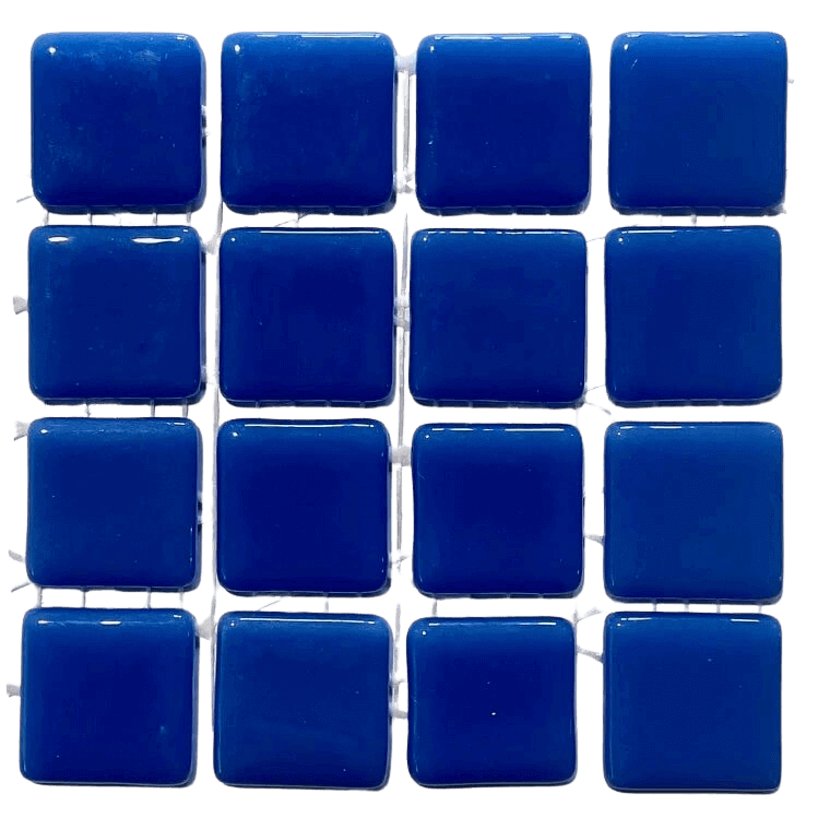 Pâte de verre espagnole unie Azul Celeste