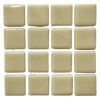 Pâte de verre espagnole unie Beige