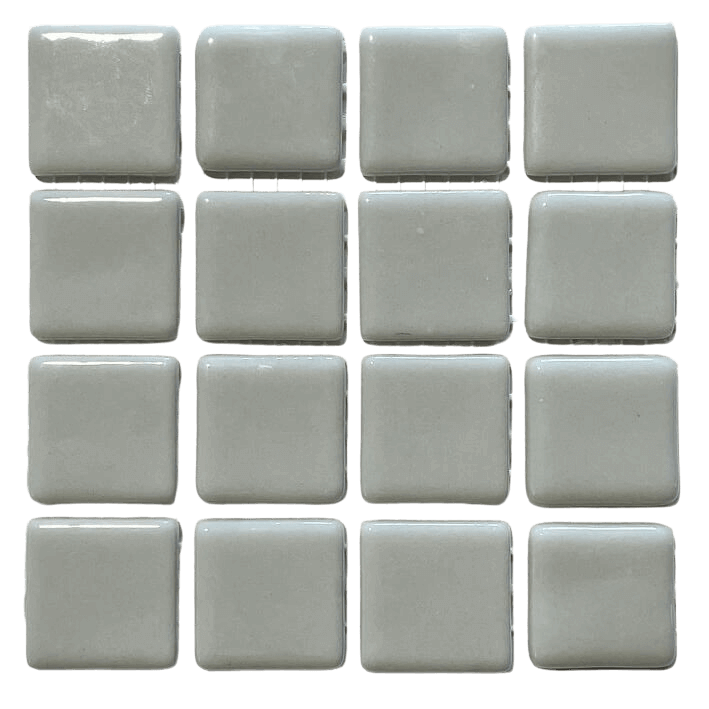 Pâte de verre espagnole unie Gris Claro