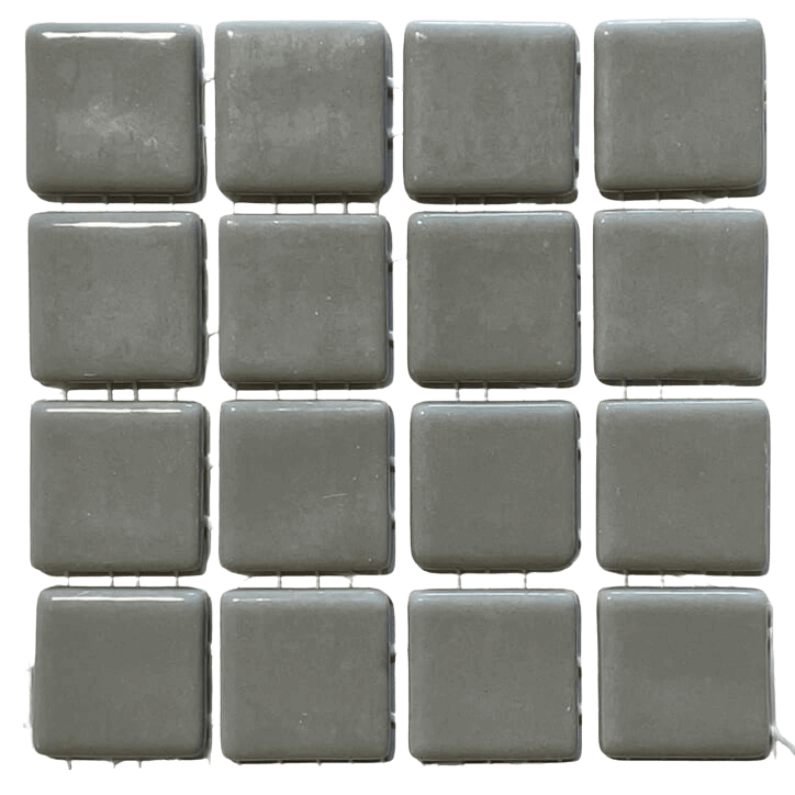 Pâte de verre espagnole unie Gris Oscuro