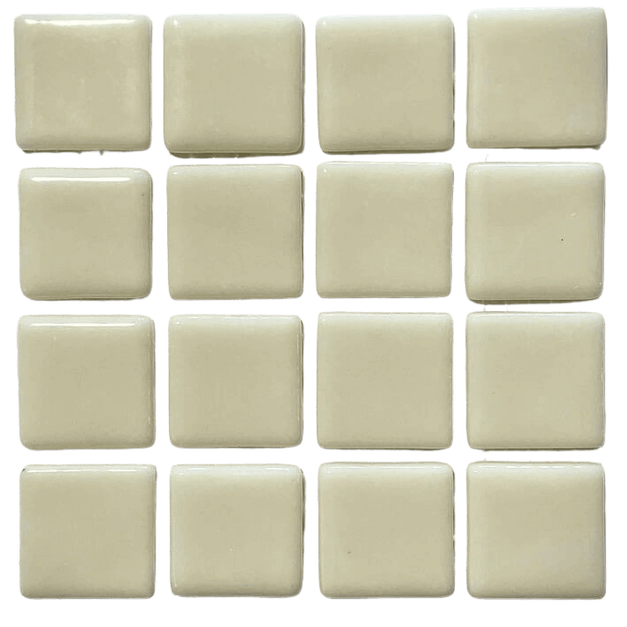 Pâte de verre espagnole unie Marfil