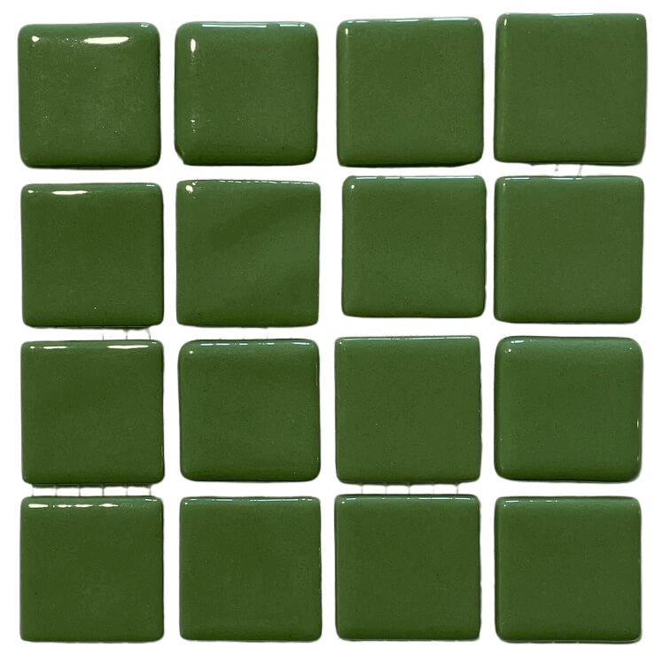 Pâte de verre espagnole unie Verde Claro