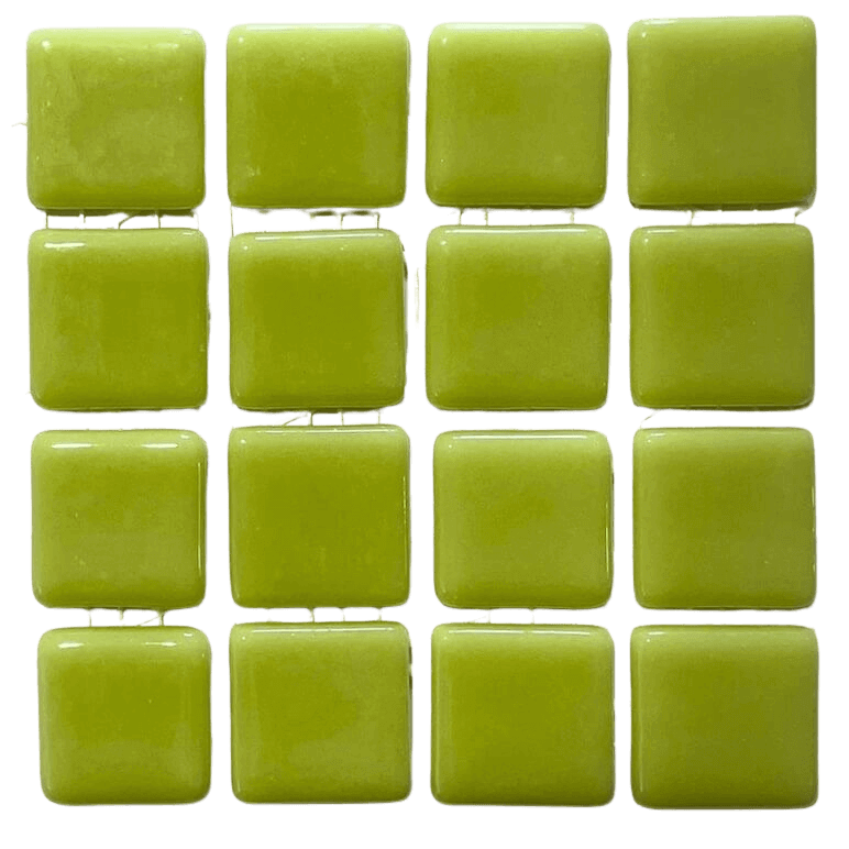 Pâte de verre espagnole unie Verde Pistacho