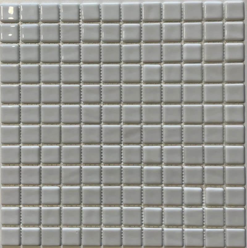 Pâte de verre espagnole unie Gris Claro