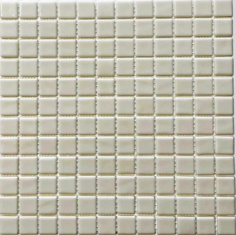 Pâte de verre espagnole unie Marfil