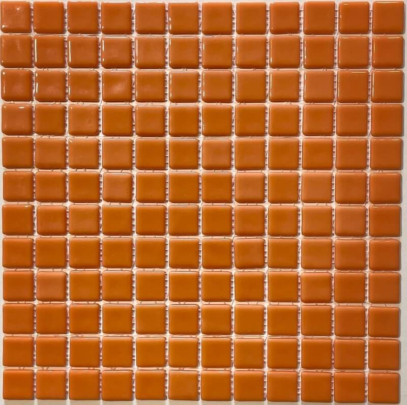 Pâte de verre espagnole unie Naranja