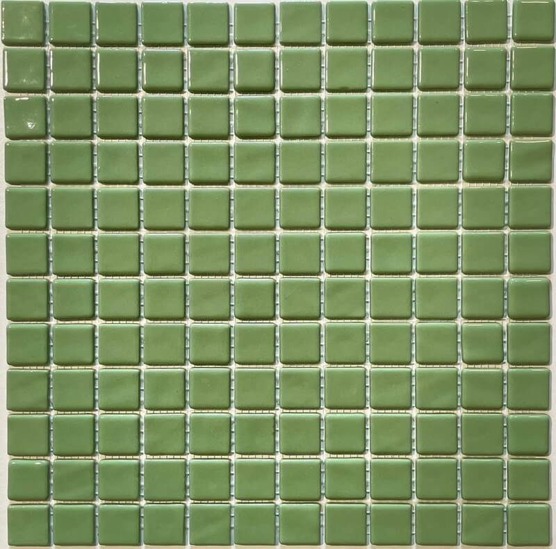 Pâte de verre espagnole unie Verde Claro