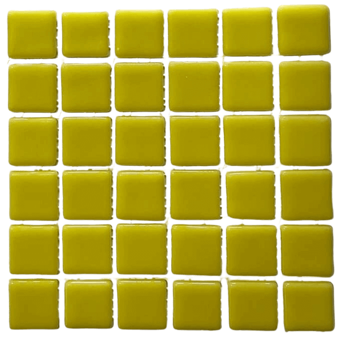 Pâte de verre espagnole unie Amarillo