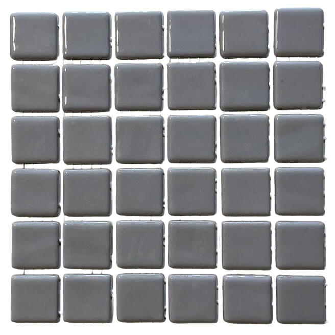 Pâte de verre espagnole unie Gris Oscuro