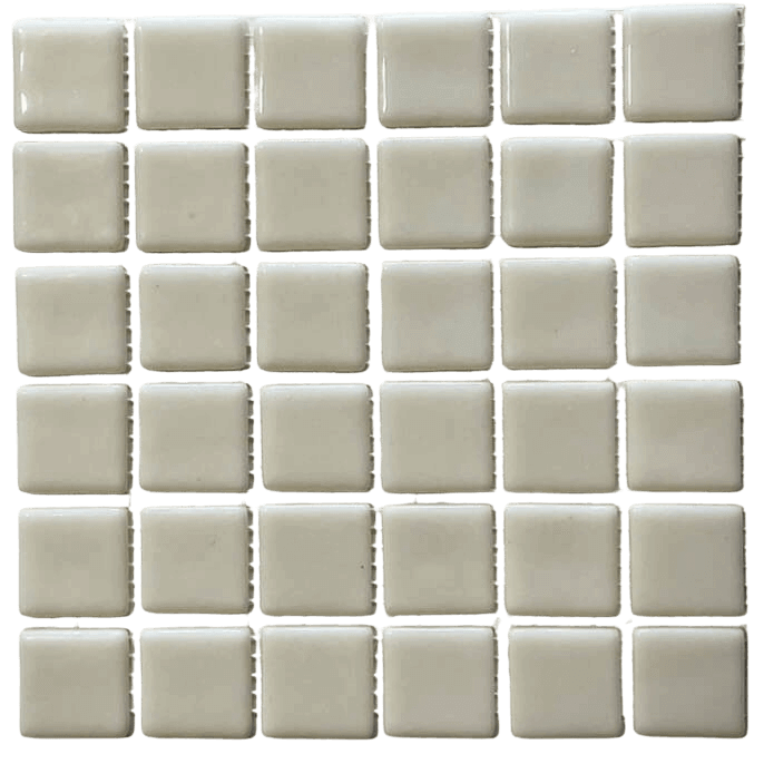 Pâte de verre espagnole unie Marfil