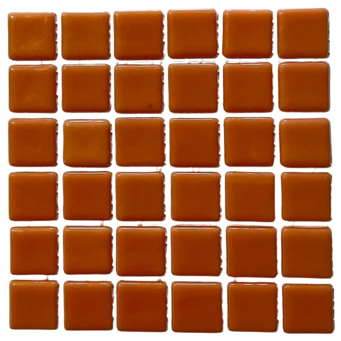 Pâte de verre espagnole unie Naranja