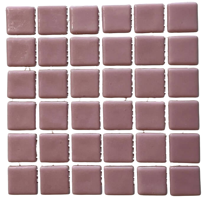 Pâte de verre espagnole unie Rosa Pastel