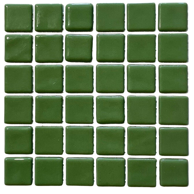 Pâte de verre espagnole unie Verde Claro