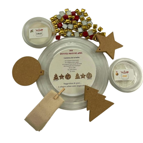 Kit DIY Mosaïque - Petites décos de Noël
