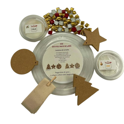 Kit DIY Mosaïque - Petites décos de Noël