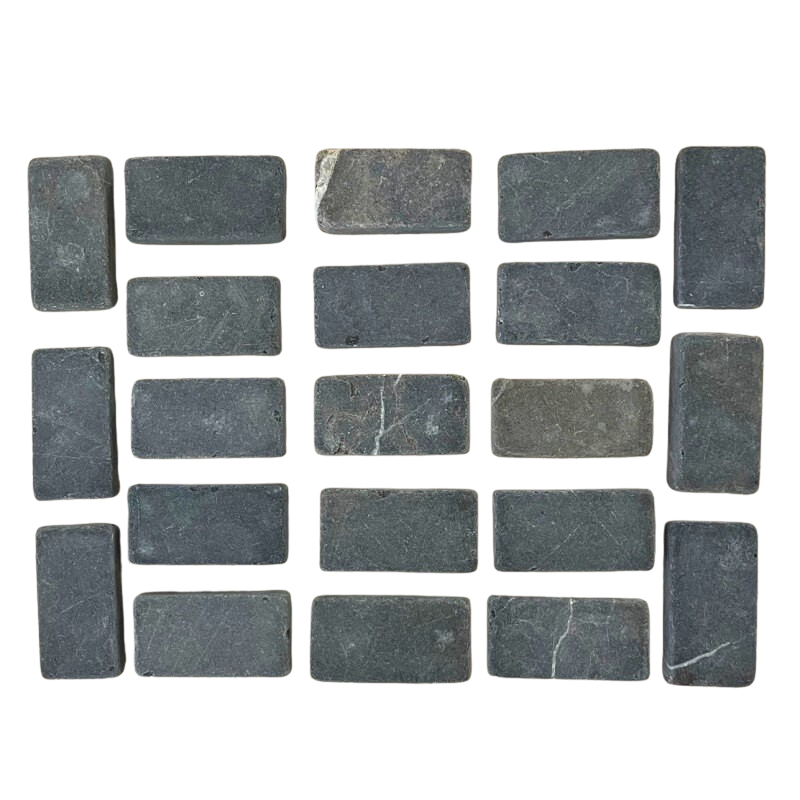 Rectangle de Marbre Gris foncé