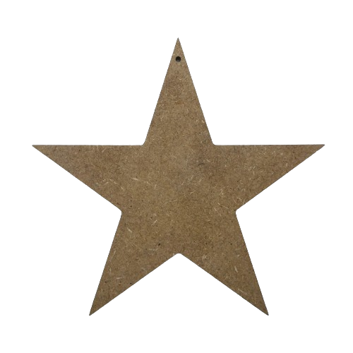 Étoile en bois pour la mosaïque