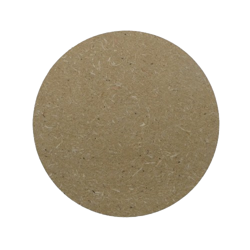 Sous verre rond en bois pour la mosaïque