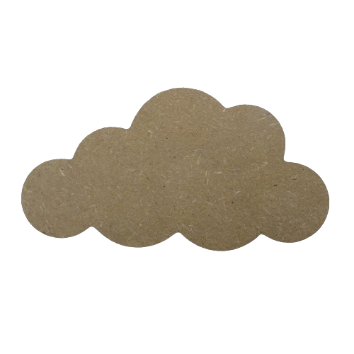 Nuage en bois pour la mosaïque