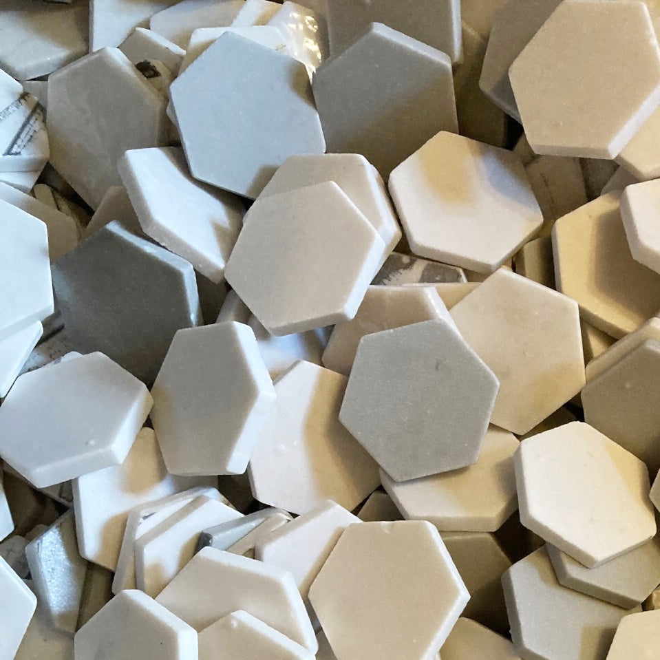 Mélange Émaux de Briare déclassés hexagonaux