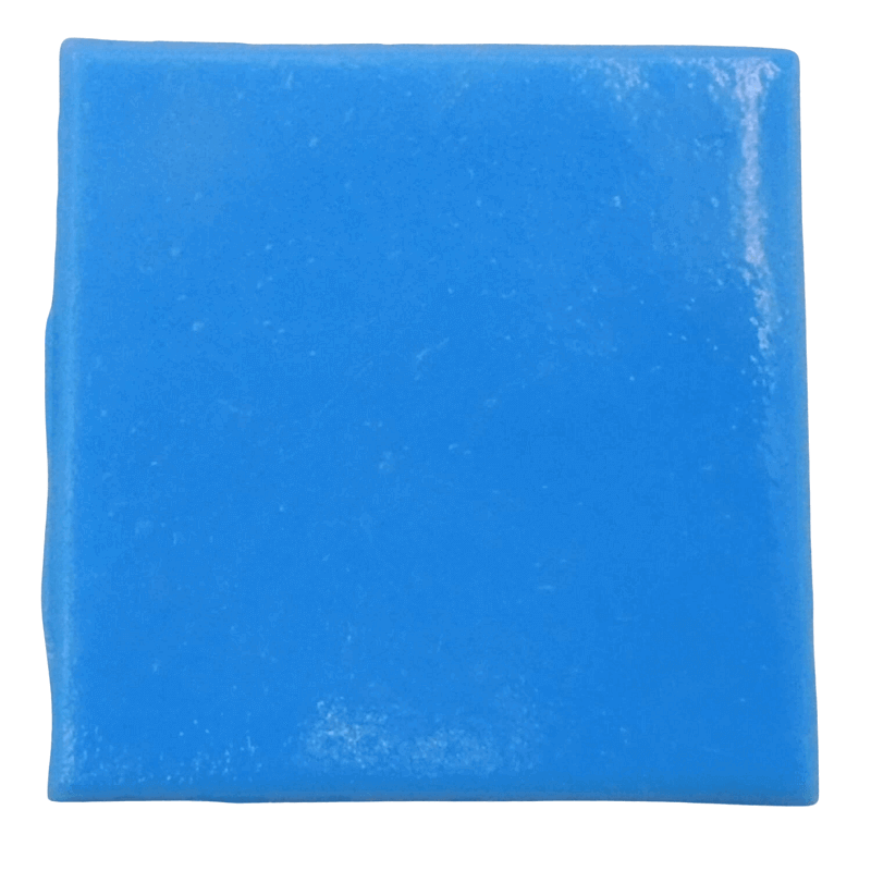 Verre Albertini pour mosaïque recto Bleu turquoise - Mosaïqu&