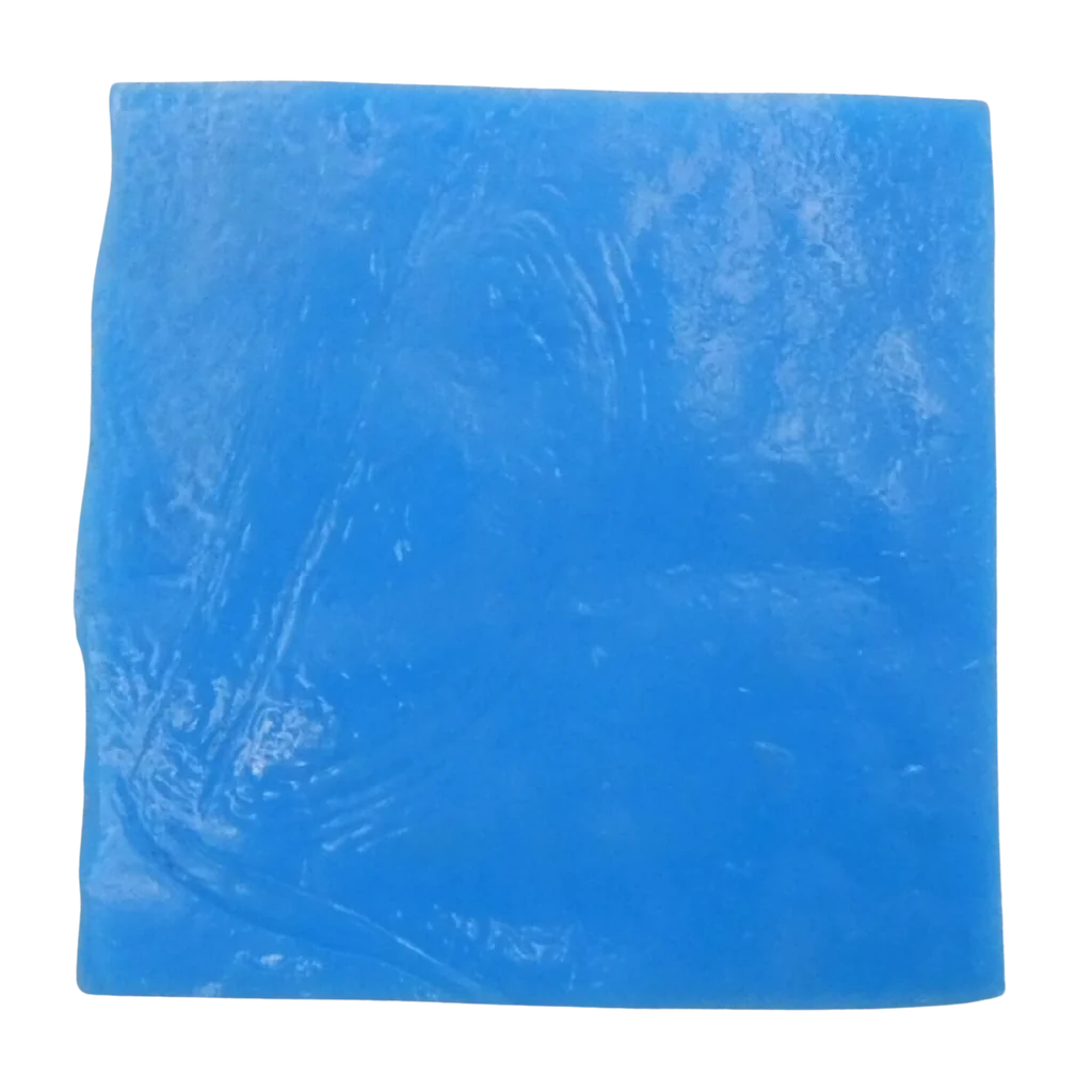 Verre Albertini pour mosaïque verso Bleu turquoise