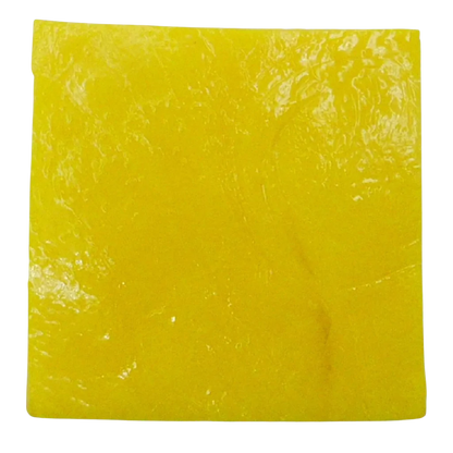 Verre Albertini pour mosaïque verso Jaune