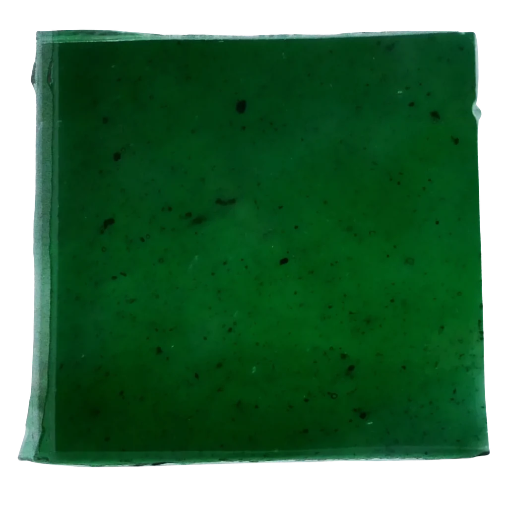 Verre Albertini translucide pour mosaïque verso Vert Bouteille