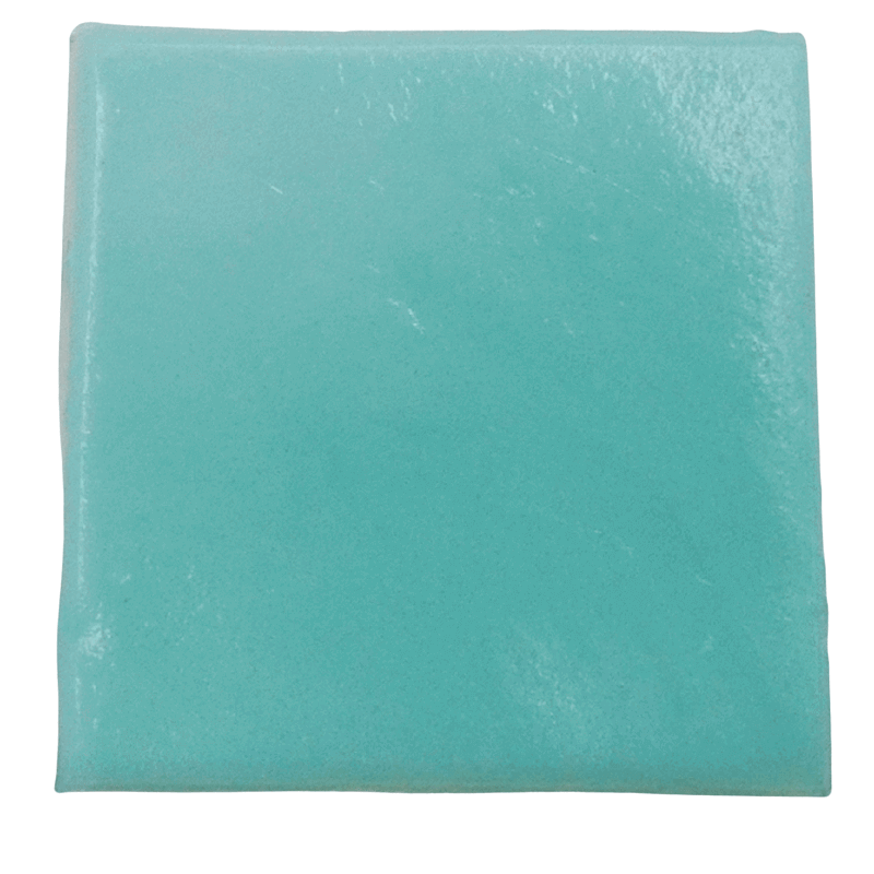 Verre Albertini pour mosaïque recto Vert Opaline