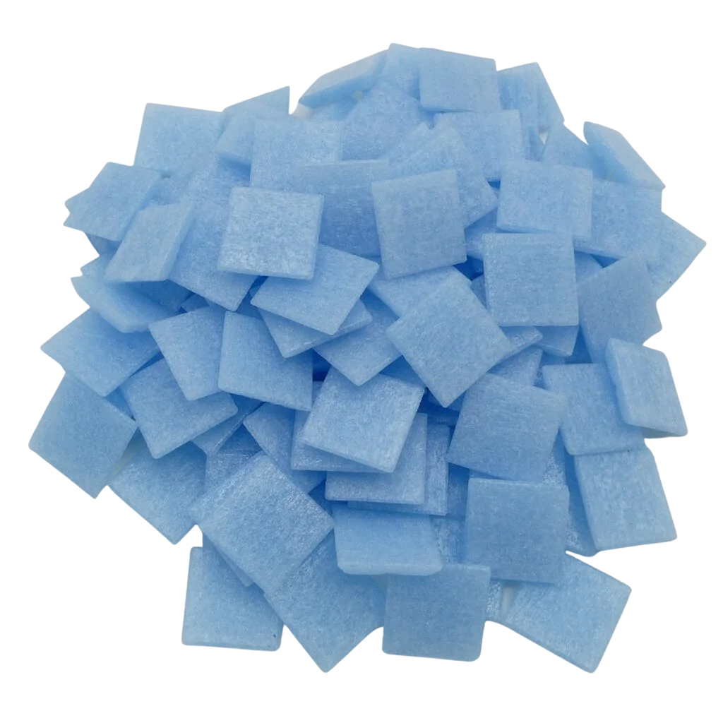 Pâtes de verre Murano Aigue-Marine pour la mosaïque - Mosaïqu&