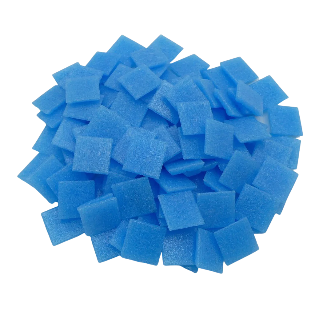 Pâtes de verre Murano  Azur pour la mosaïque - Mosaïqu&