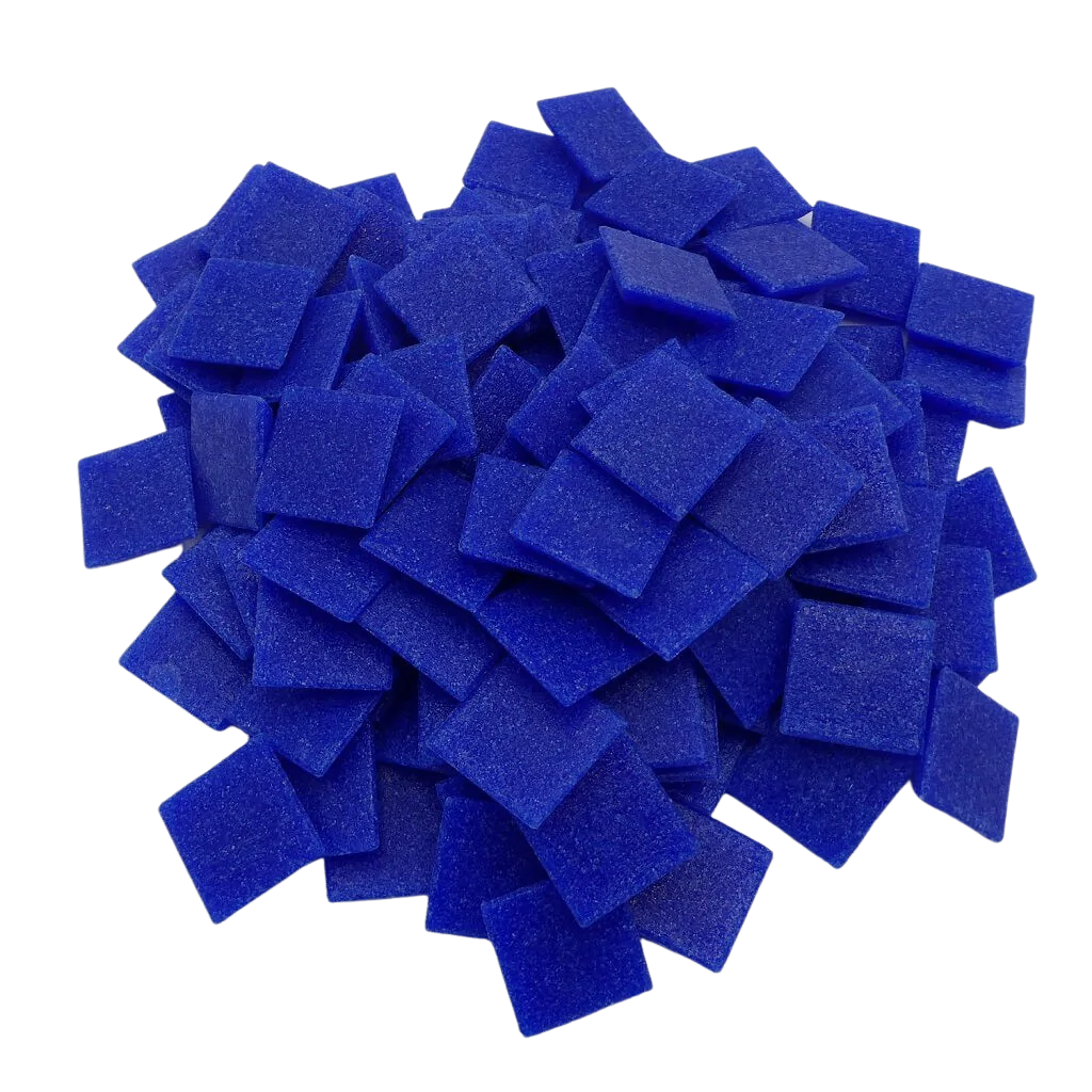 Pâtes de verre Murano Bleu foncé Outremer  pour la mosaïque - Mosaïqu&