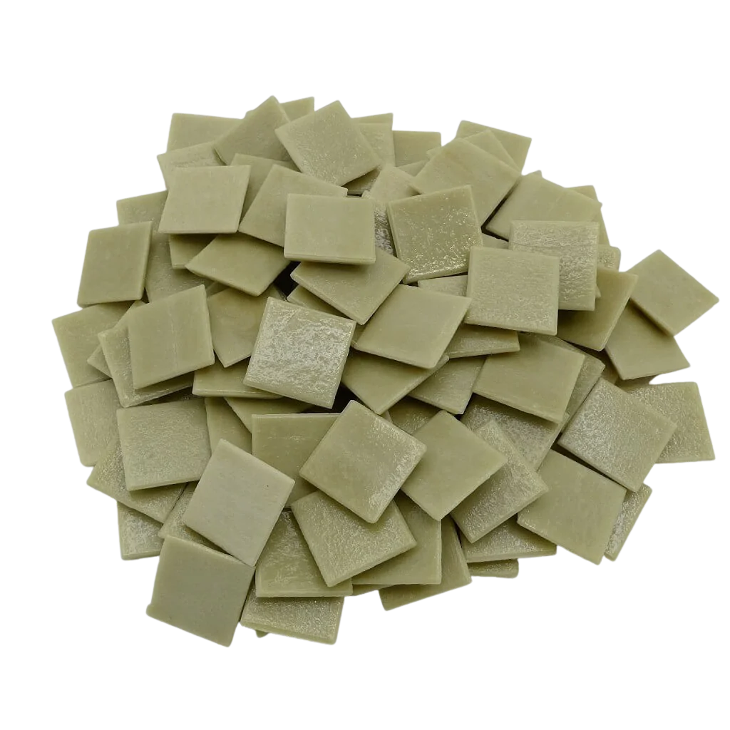 Pâtes de verre Murano Beige Vanille pour la mosaïque - Mosaïqu&