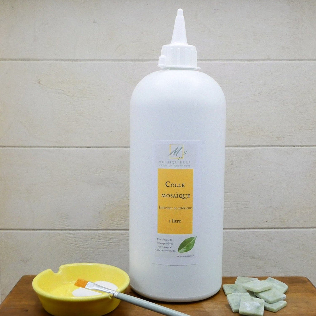 Colle mosaïque intérieur et extérieur 1 litre pour ma mosaïque - Mosaïqu&