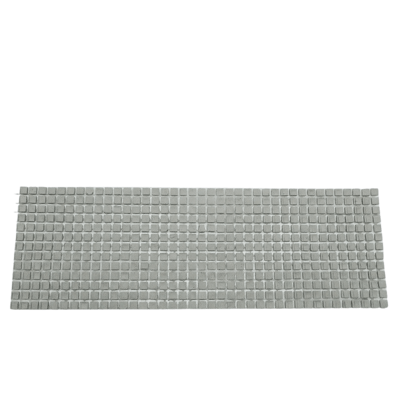 Micro Pâte de verre écologique pour la mosaïque Gris Tourterelle  pour bordures - Mosaïqu&
