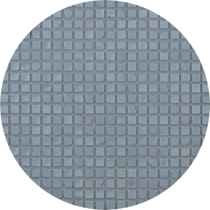Micro Pâte de verre écologique pour la mosaïque Bleu Pigeon